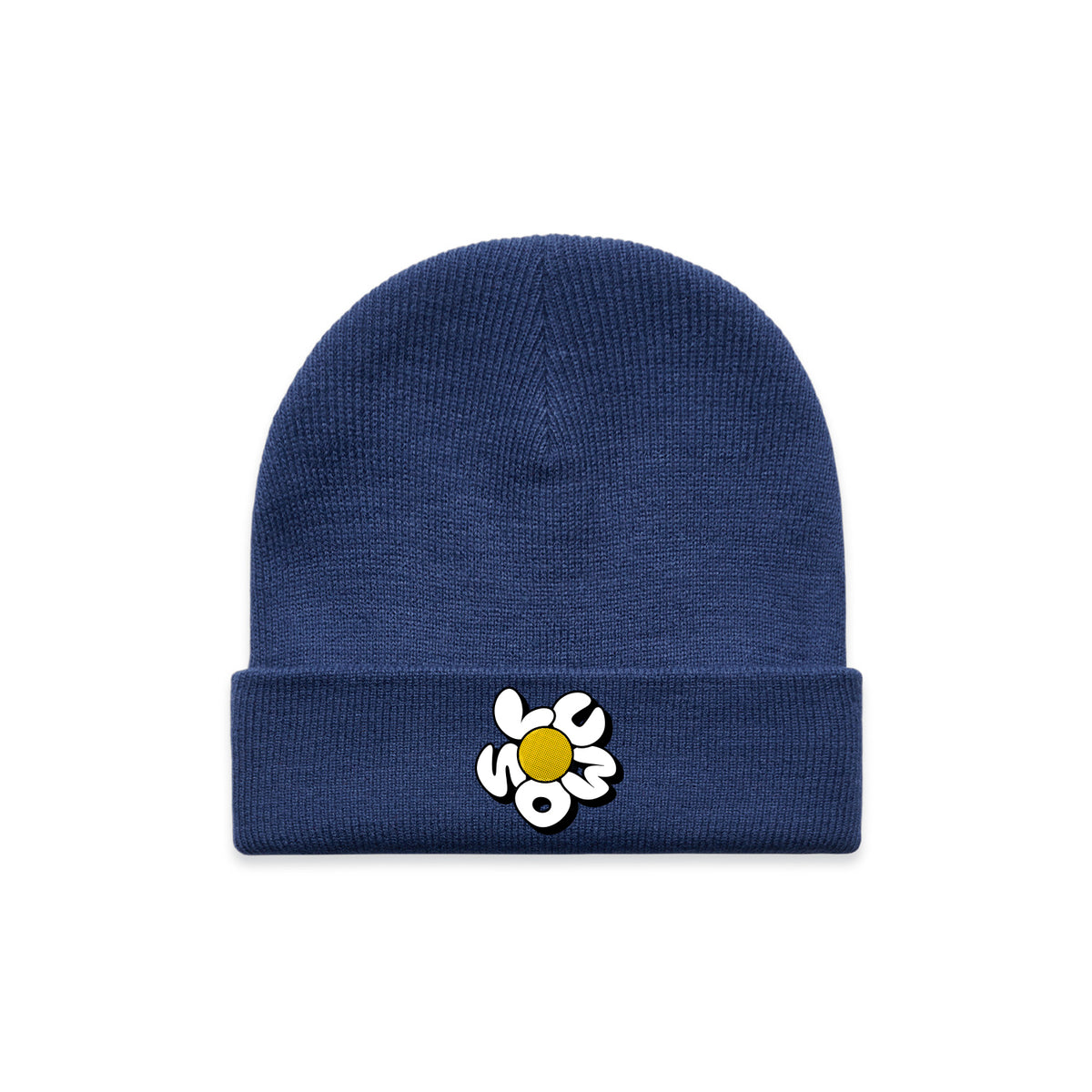 Lumos Daisy Cuff Beanie (Cobalt)