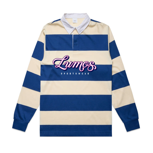 Lumos Sportswear Rugby Shirt (Bone/Blue)