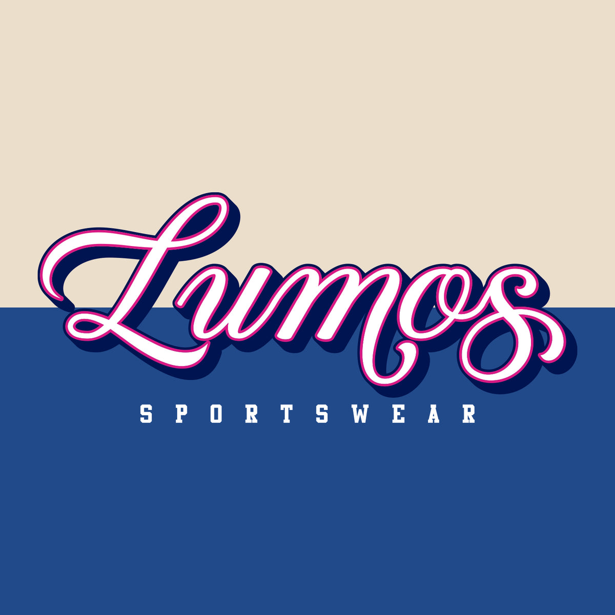 Lumos Sportswear Rugby Shirt (Bone/Blue)